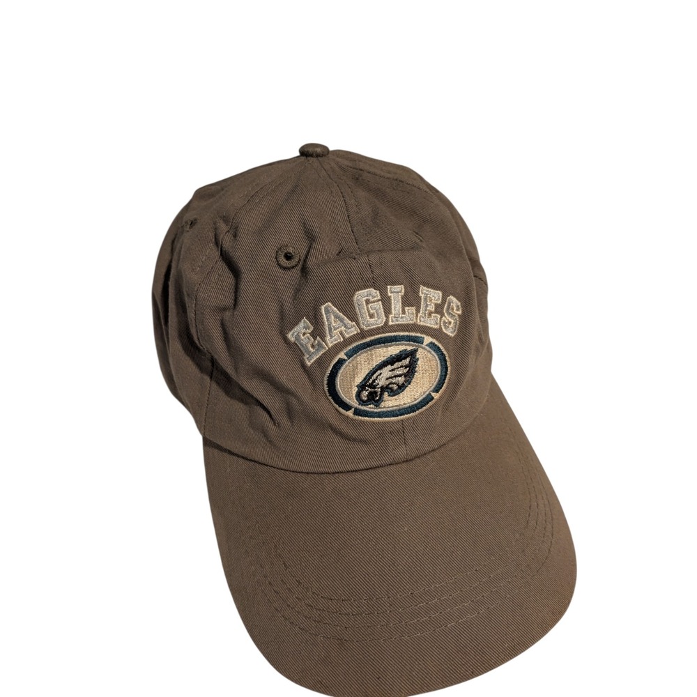 Philadelphia Eagles Logo Athletic Brown Hat NFL Football Dad Cap OSFA